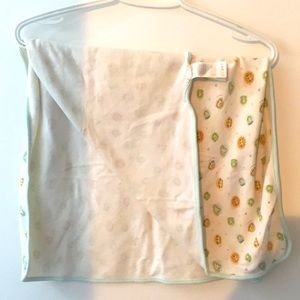 8/15 Safari print receiving blanket